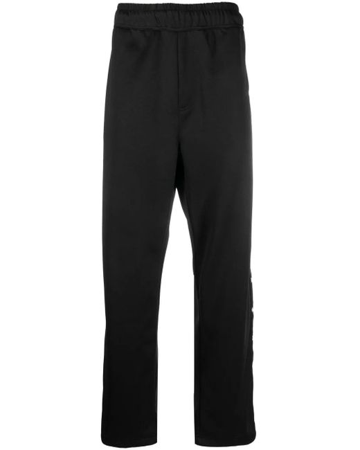 Lanvin Black Press-Stud Track Pants for men