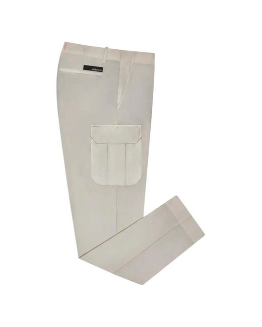 Rrd White Extralight Gdy Panelled-Pocket Cargo Pants for men