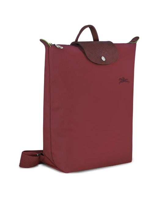 Mochila con cremallera Longchamp de color Red
