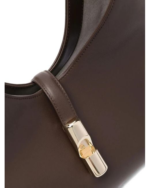 Bolso de hombro mediano con logo Furla de color Gray