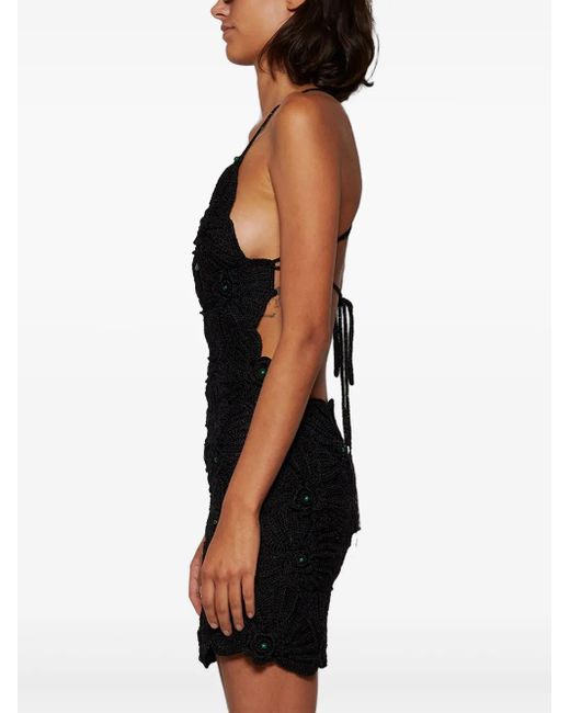 Andrea Almeida Black Mara Mini Dress