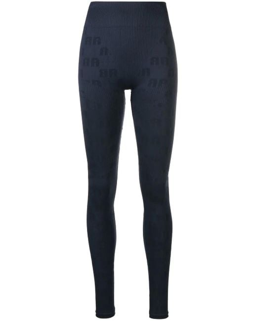 ROTATE BIRGER CHRISTENSEN Blue High-Waisted Leggings