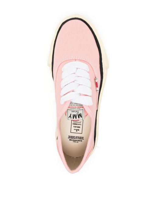 Maison Mihara Yasuhiro Pink Blakey Original Sole Sneakers aus Canvas