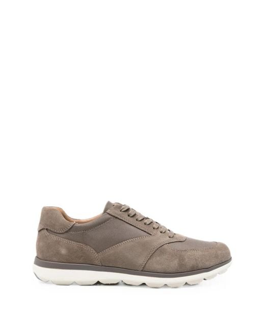 Geox Gray Spherica Ec12 Panelled Sneakers for men