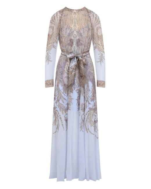 Zimmermann White Hypnotic Sheath Kleid
