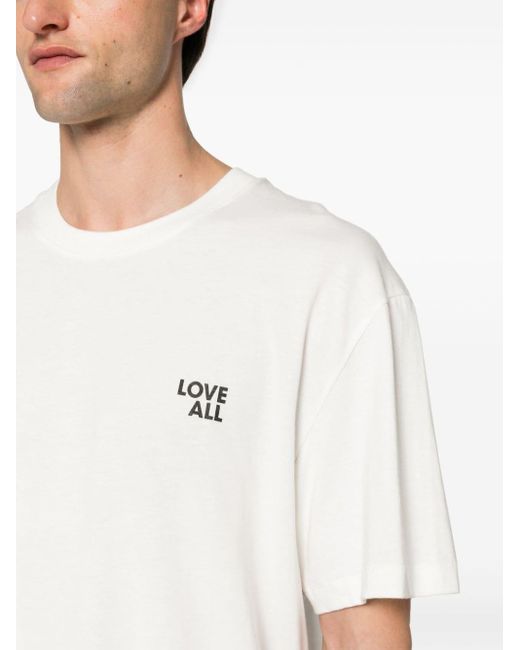 Ih Nom Uh Nit White Logo-print Cotton T-shirt for men