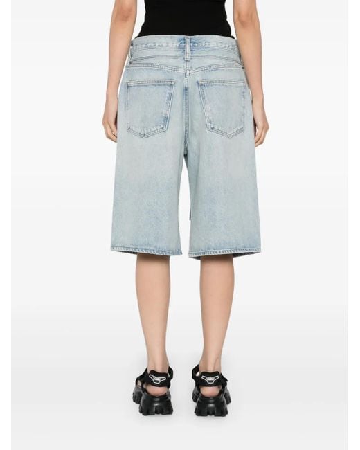Agolde Blue Emmi Shorts