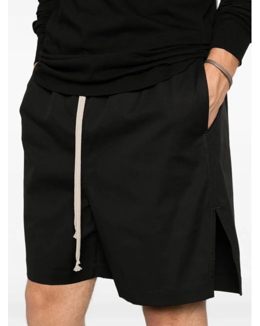 Rick Owens Black Short Boxers À Lien De Resserrage for men