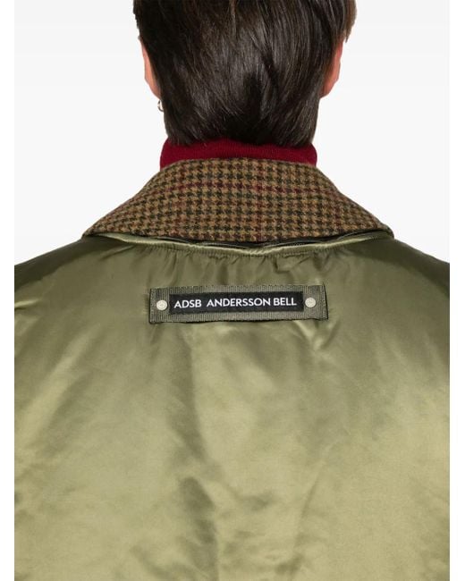 ANDERSSON BELL Green Layered Inside-Out Coat