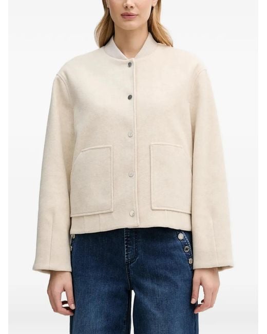 Ouí White Button Pocket Jacket