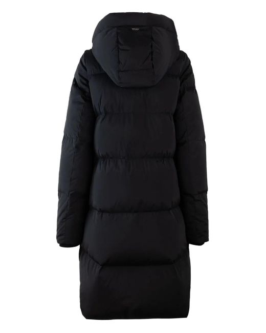 Woolrich Black Hooded Puffer Jacket