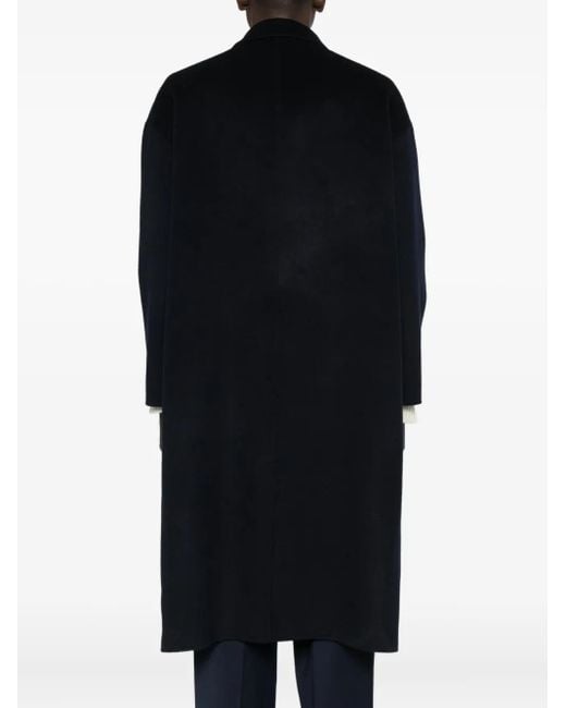 Abrigo con doble botonadura Amaranto de hombre de color Black