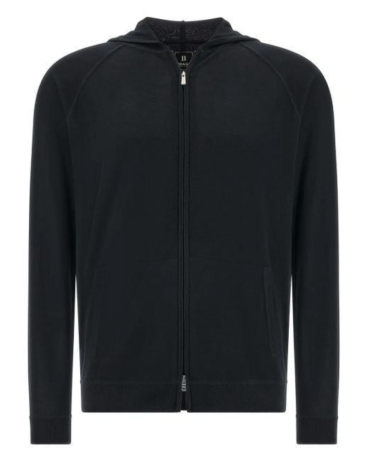 メンズ Boggi ジップアップ パーカー Black