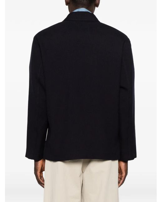 Sandro Blue Buttoned Jacket for men