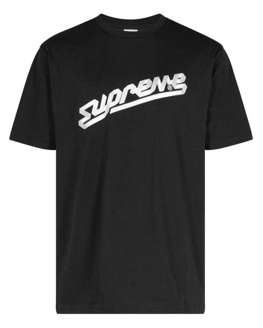 Supreme Katoenen T-shirt Met Logoprint in het Black