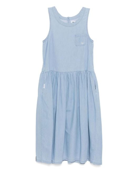 Chocoolate Blue Cotton Dress