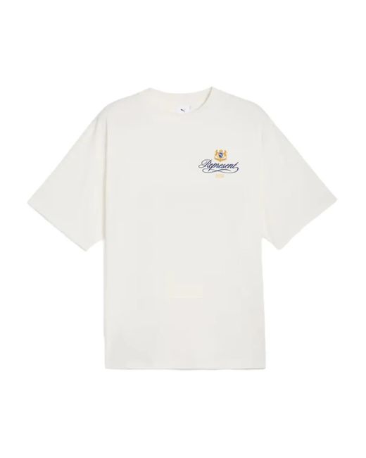 PUMA White X Represent Graphic Tee for men