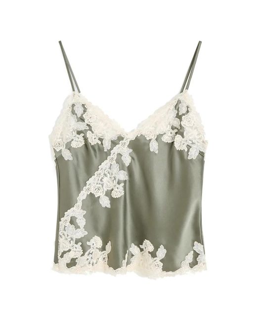 By Malene Birger Gray Madeleine Lace Top
