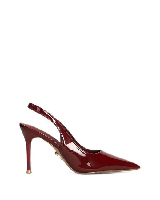 Twentyfourhaitch Red Ayora Slingback Pumps