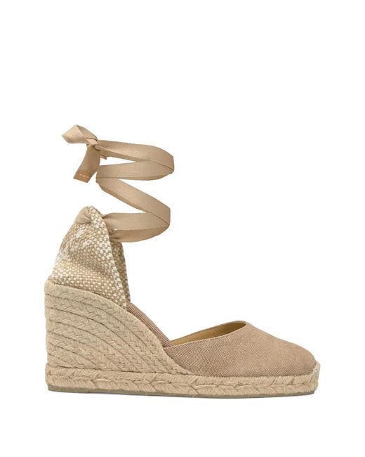 Castaner Metallic Espadrilles Compensées "Carina"