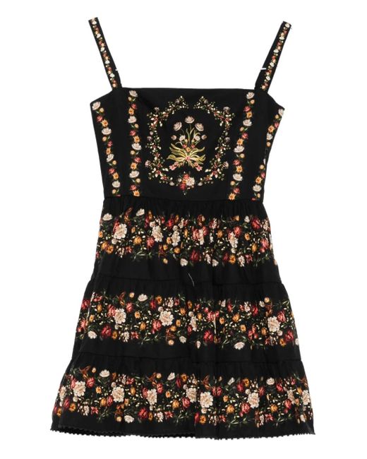 Agua Bendita Black Lima Minikleid mit Riemen