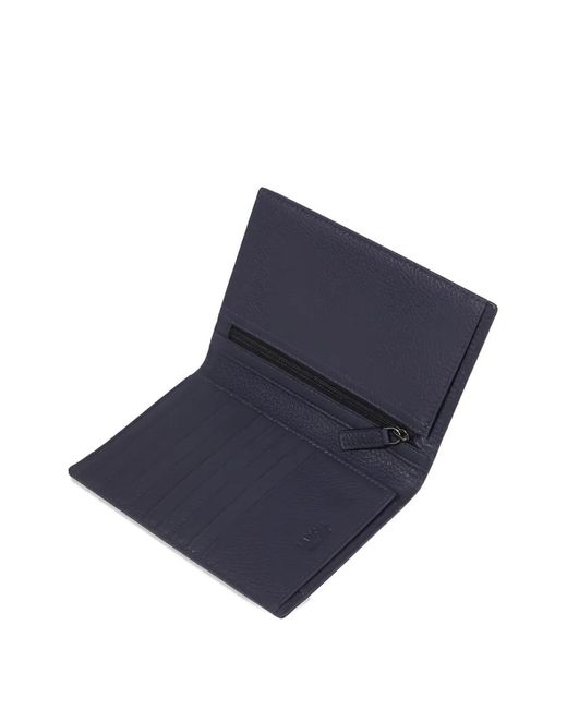 Lancel Blue Driver 9Cc Zip-Detail Leather Wallet for men