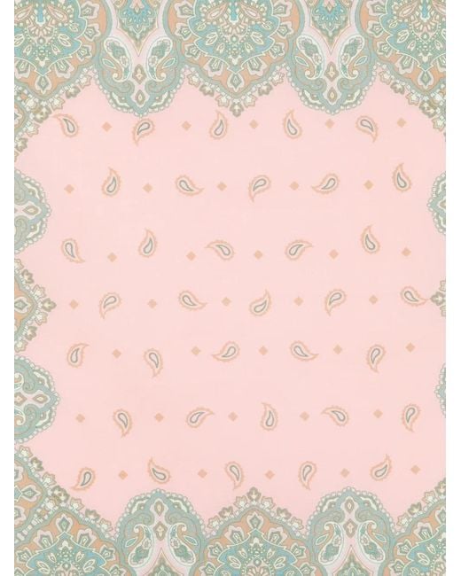 Pinko Pink Valzer Printed Scarf