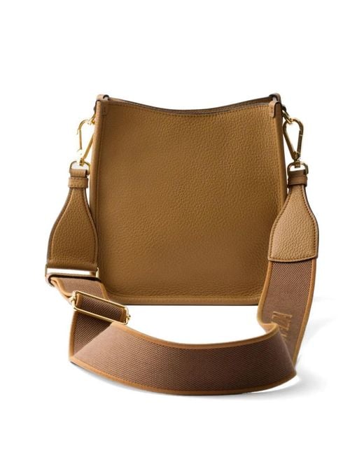 Prada Brown Mini Leather Shoulder Bag