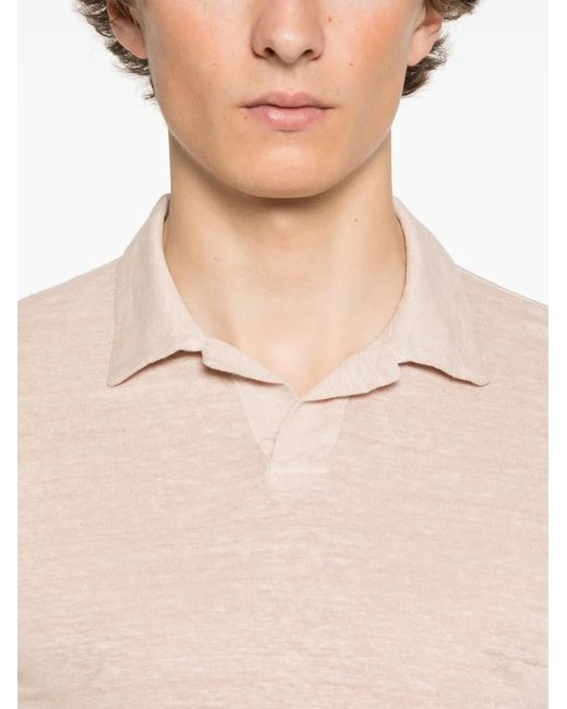 Canali Natural Linen T-Shirt for men