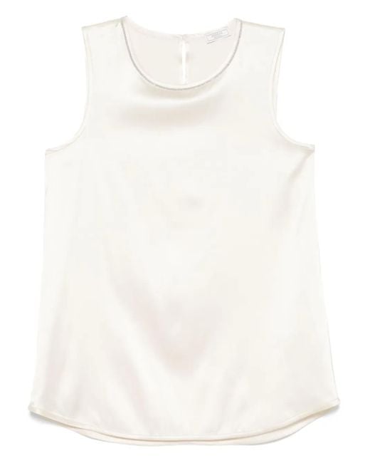 Peserico サテン トップ White
