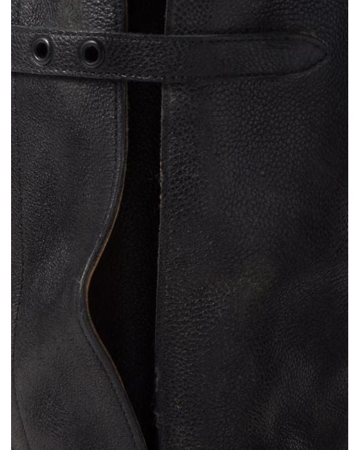 Miu Miu Black Stiefel Mit Schnallen