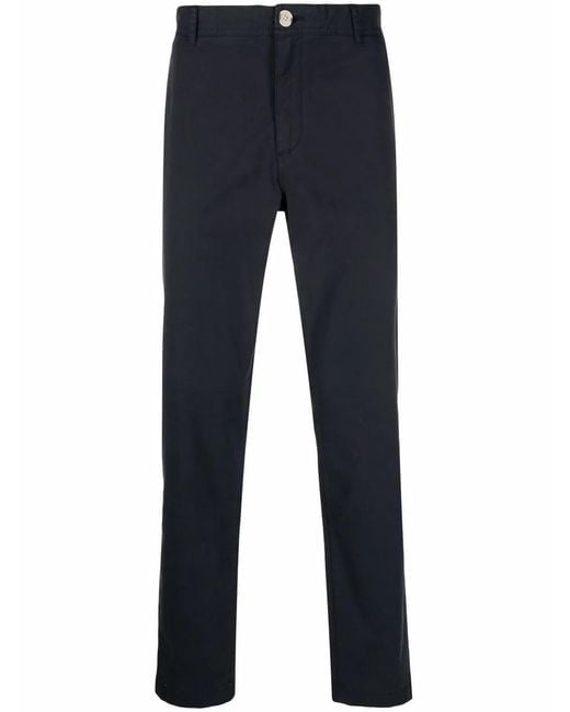 Woolrich Blue Slim-Cut Chino Trousers for men