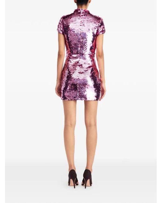 16Arlington Pink Iona Sequin Mini Dress