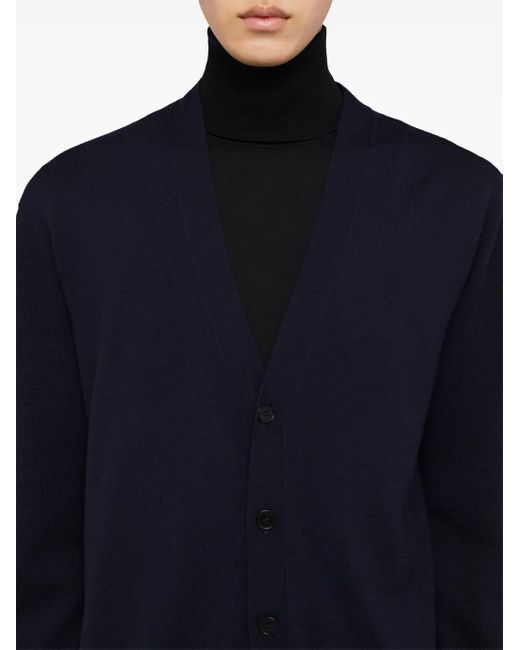 Jil Sander Blue Cardigan for men