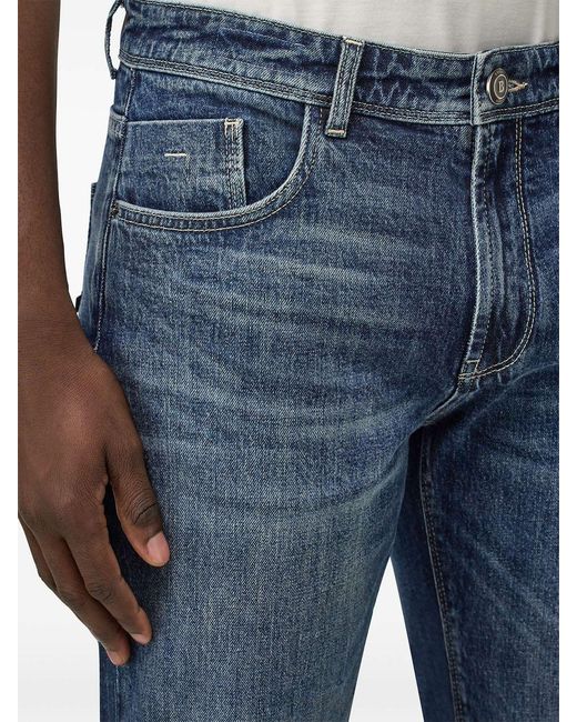 Boggi Blue Stretch Jeans for men