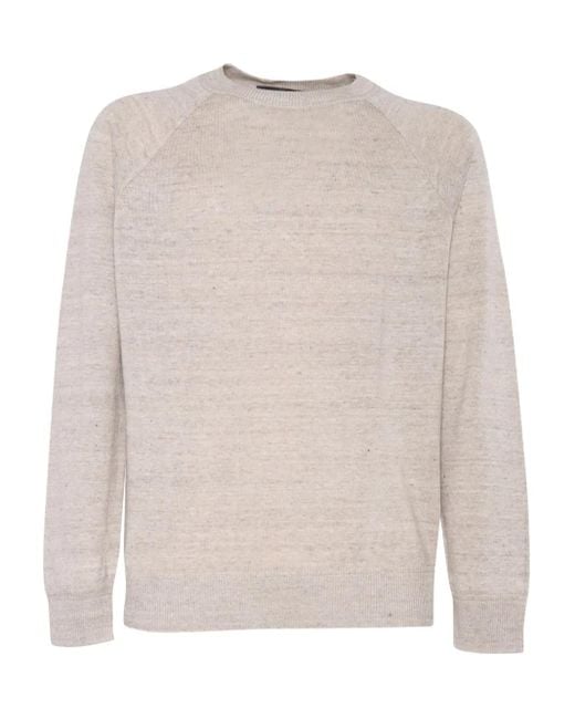 FILIPPO DE LAURENTIIS Natural Raglan-Sleeve Top for men
