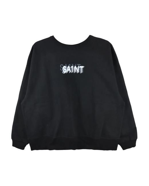 SAINT Mxxxxxx Black Deadly Sweatshirt for men
