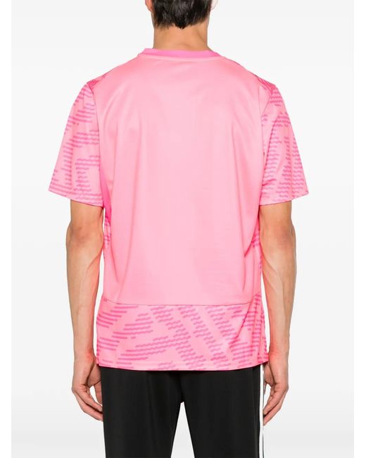 PUMA Pink X Fpf Logo-Patch Graphic-Print T-Shirt for men