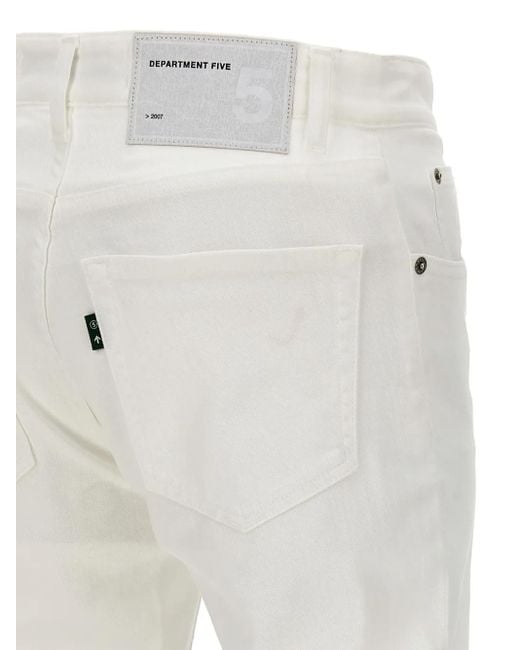 Department 5 White Skeith Jeans for men