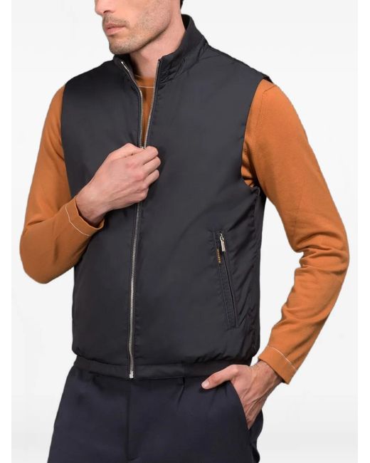 Chaleco Fioresi Reversible Moorer de hombre de color Blue