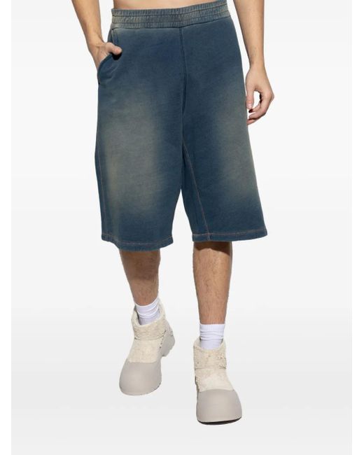 メンズ DIESEL ダメージ ショートパンツ Blue
