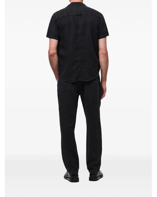 Citizens of Humanity Black Drawstring-Waistband Trousers for men