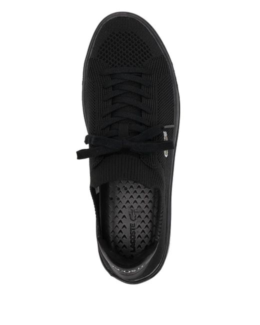Lacoste Black La Piquée 2.0 Leather Sneakers for men