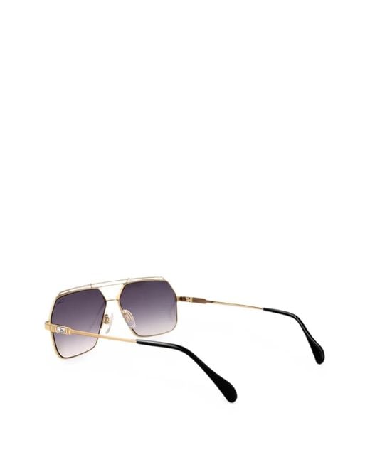 Cazal Purple Geometric-Frame Sunglasses for men