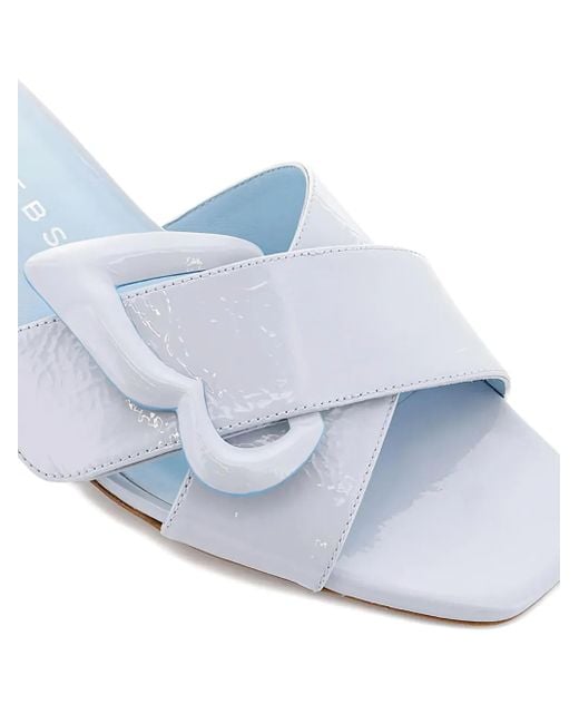 Sandalias Blair con tacón de 50 mm Sophia Webster de color White