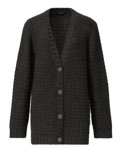 Fabiana Filippi スパンコール カーディガン Black