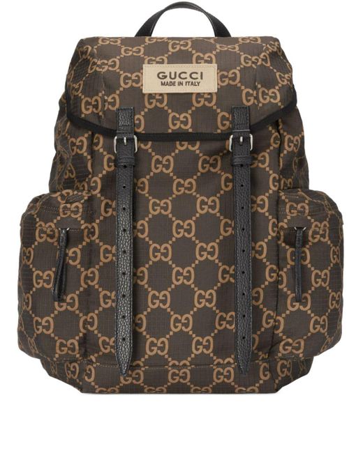 Gucci GG Supremeprint Backpack in Black for Men Lyst
