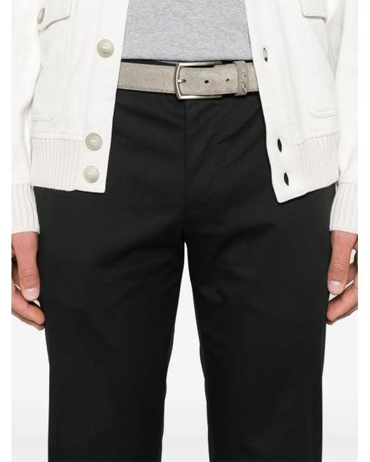 PT Torino Black Tapered Trousers for men