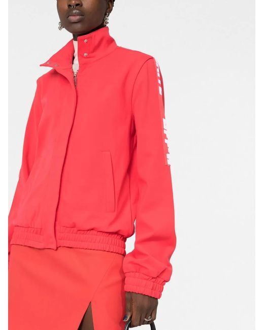 Off-White c/o Virgil Abloh Pink Logo Strap Lightweight Jacket