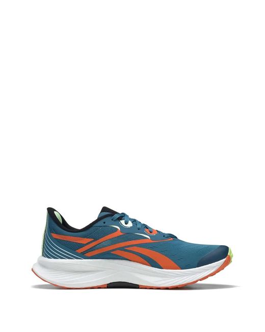 Reebok Blue Ridged-Sole Lace-Up Sneakers for men